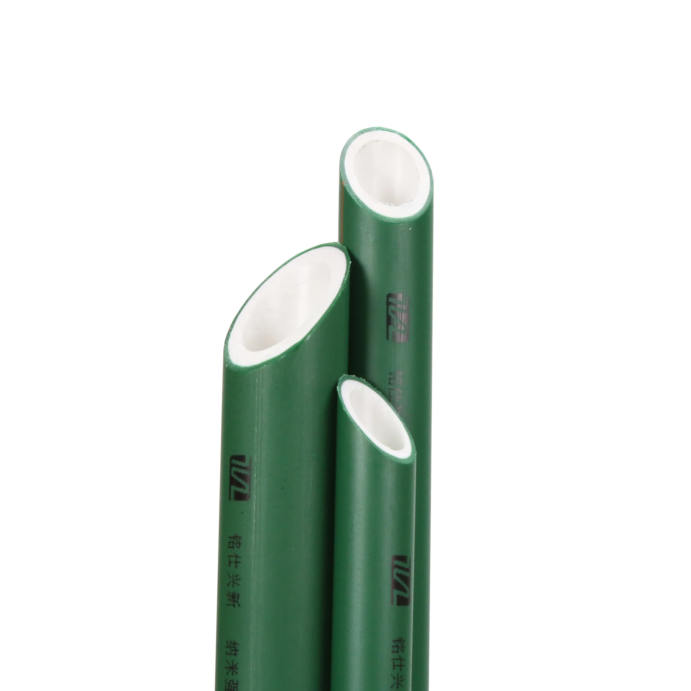PP-R  Plastic white green  hot water pipes