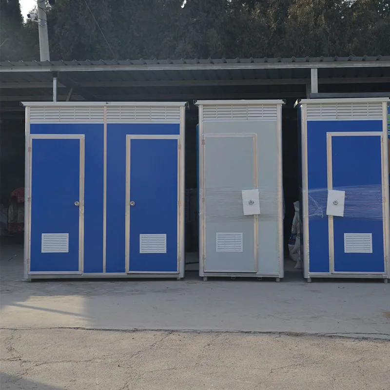 
Mobile prefabricated portable composting toilets chemical wc cabin movable toilets for construction sale 