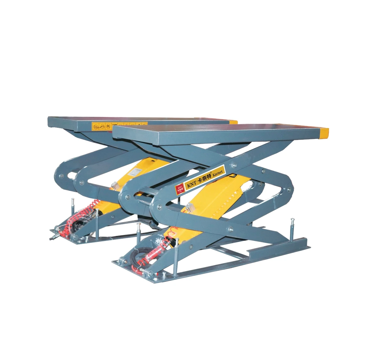 Technology Production Heavy Load Capacity Foldable Guardrail Scissor Car Lift
