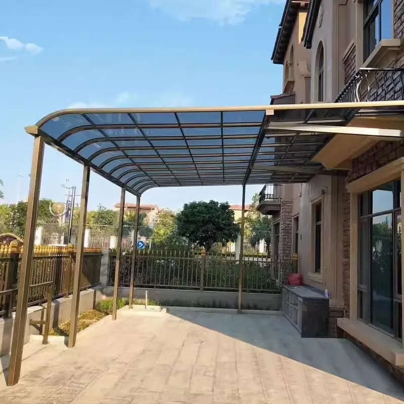 Outdoor High Quality Easy Assemble Solid Polycarbonate Gazebo Shed Balcony Canopy