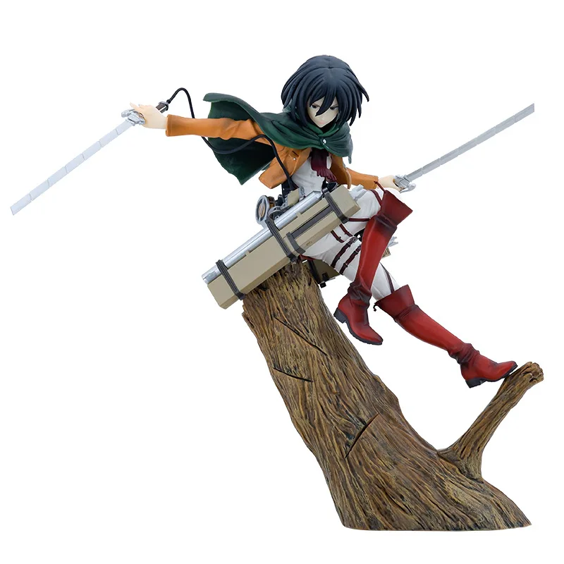 Japanese Anime Attack on Titan action figure Levi Eren Mikasa Anime figures cheap price PVC figure dolls