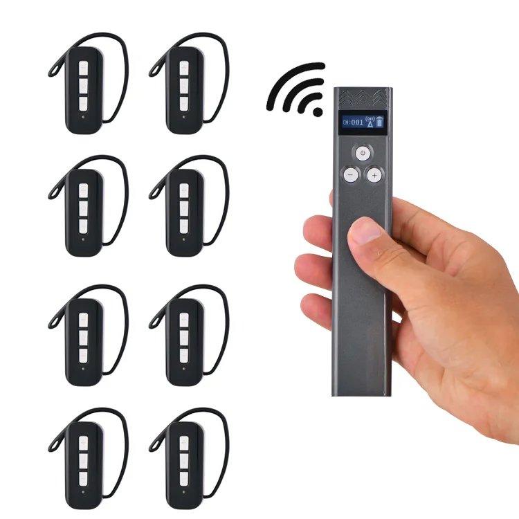 JT-388 Wireless Tour Guide System Handheld Transmitters and Receivers For Museum Excursion Factory Training Church Translation