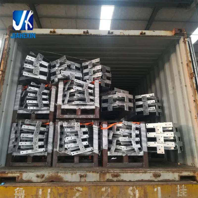 Qingdao manufacturer prefabricated Indoor/outdoor staircase exterior/ interior galvanized steel stringer metal steel stairs