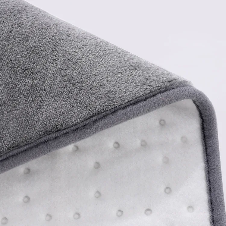 Custom Size Hot Selling Washable Warm Electric Heated Blanket Wearable Soft Plush Washable heated throw blanket