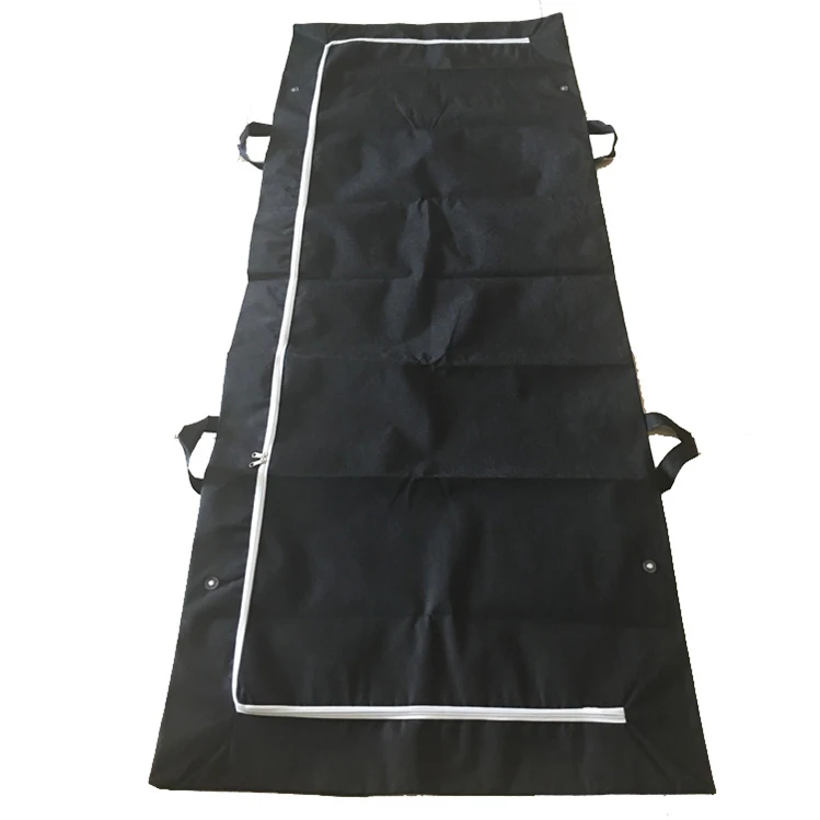 Disposable heavy duty waterproof PVC corpse mortuary body bag for dead bodies