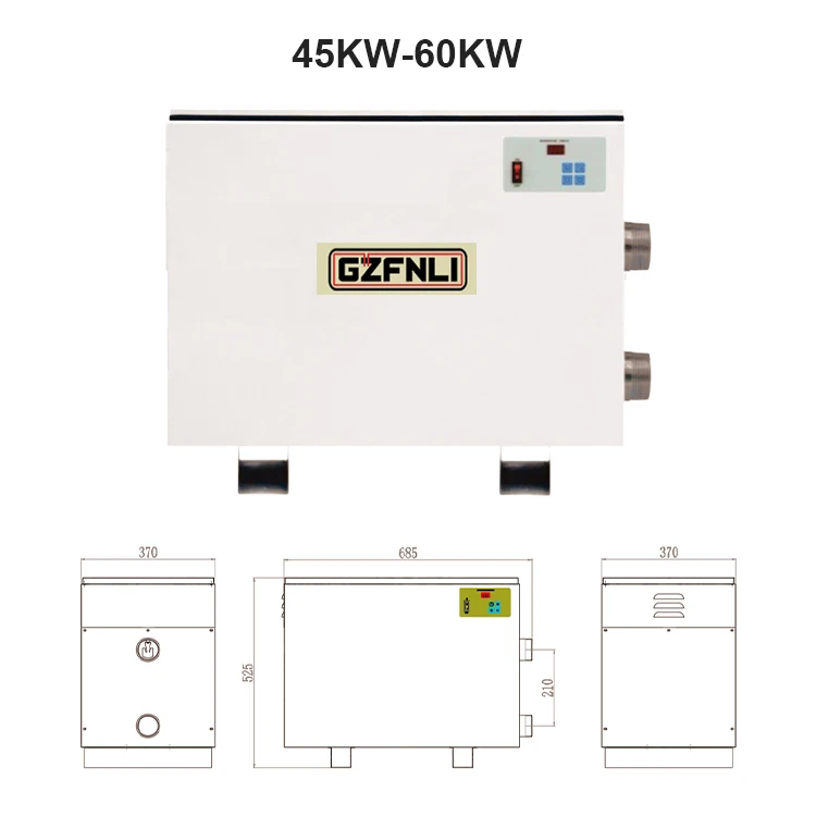 Electric 220V/380V Spa Heating Equipment 5.5-60kw Swimming Pool Water Heater