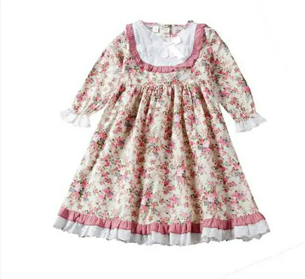 Цветочное платье для девочек