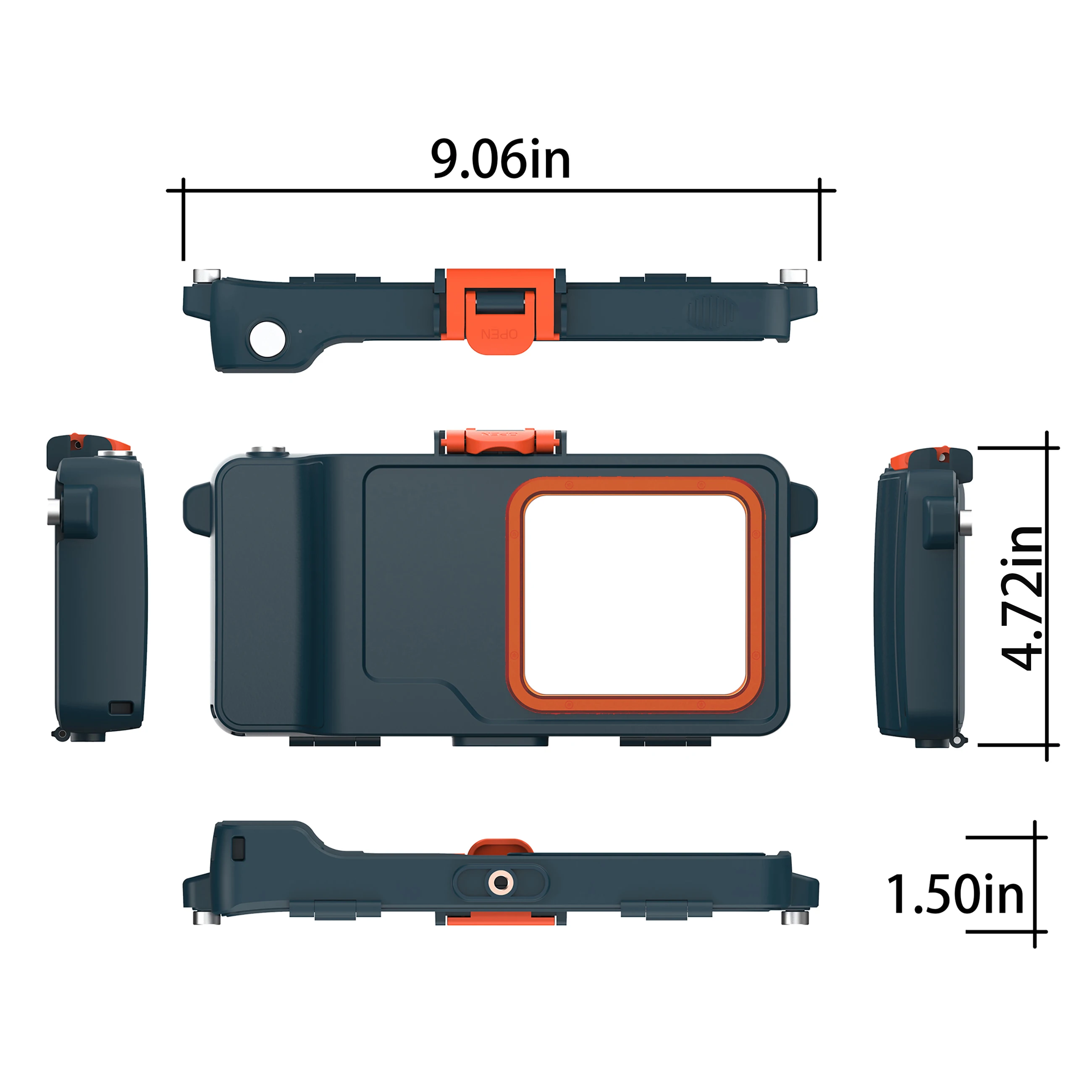 Universal waterproof case under waterproof bag cover swimming diving camera phone dry pouch