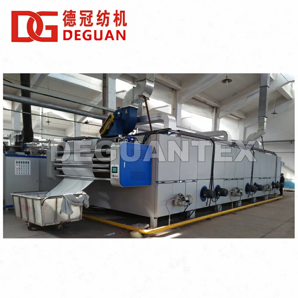 
Deguan DG Textile Finishing Machine Stenter , Relax Dryer, Tubular or Open Width Compactor, Balloon Padder,Auto Slitter 