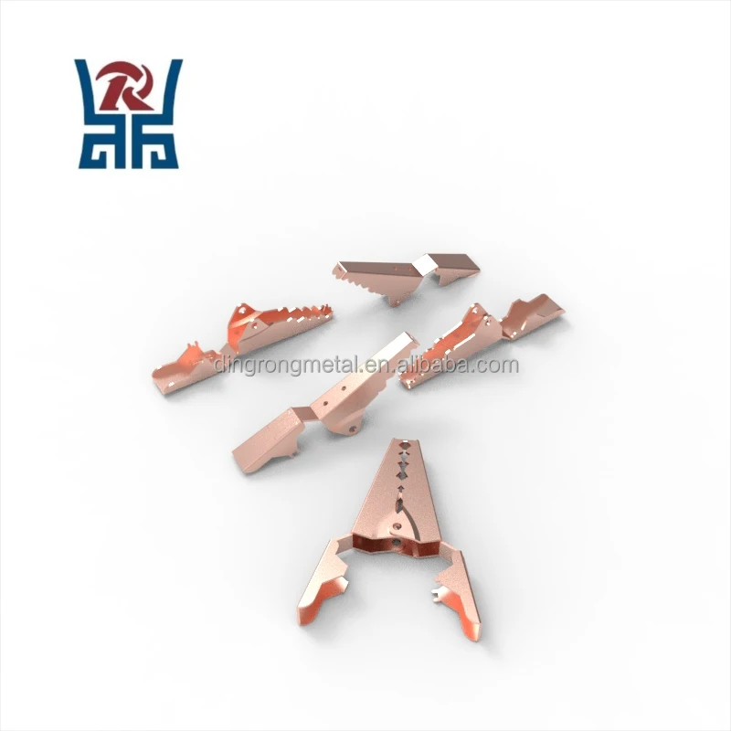 OEM Copper Alligator Clips High-pressure Test Wire Clip Crocodile Clamps for Laboratory Electric Testing Work