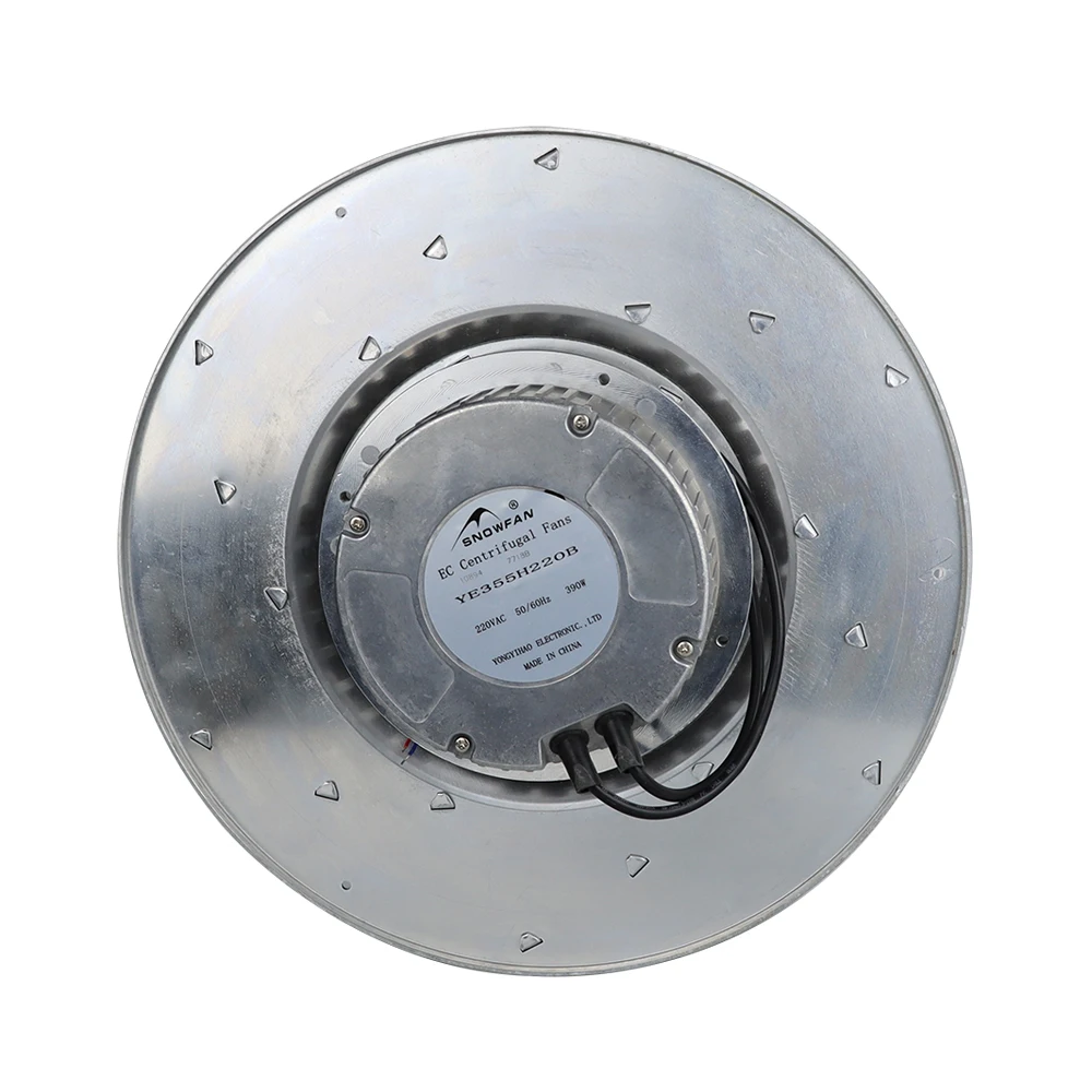 355mm 0-10V/PWM Motorized Impeller Centrifugal Fan Brushless External Rotor Motor EC Technology long life Centrifugal fan