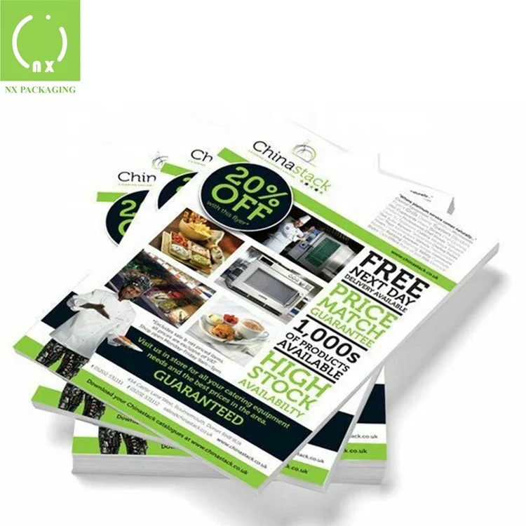 Custom Design Business Promotional Flyer Brochure Advertising Brochure Leaflet Printing Booklet