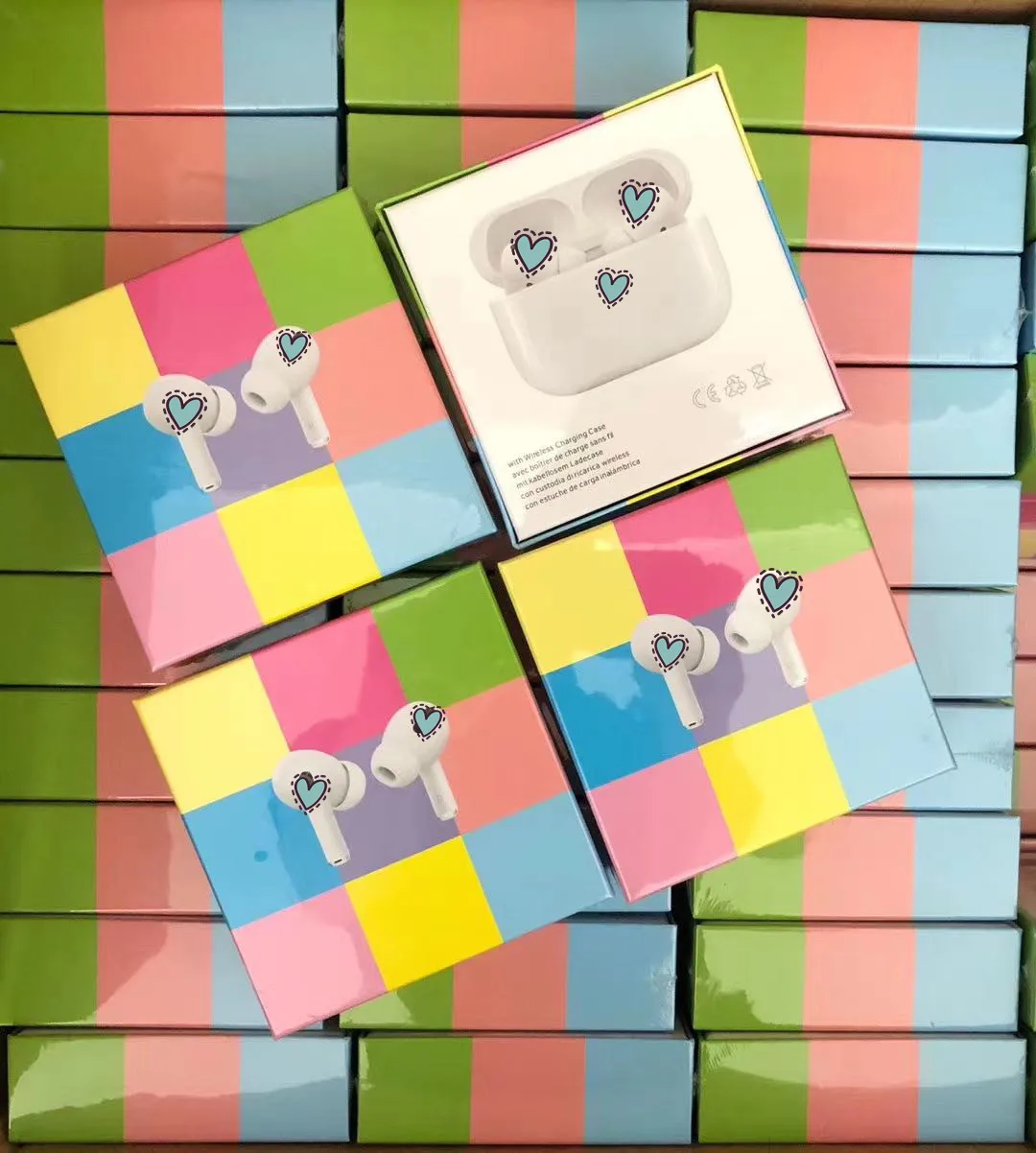  Лидер продаж на Amazon новые цветные наушники Inpods 13 Pro TWS i13 macaron Air 3 шумоподавляющие для