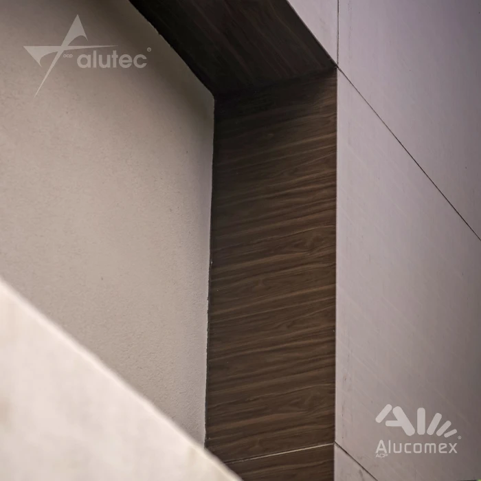 Уличные алюминиевые композитные панели, строительные панели, деревянные, шоколадные, ACP, строительные панели, лист