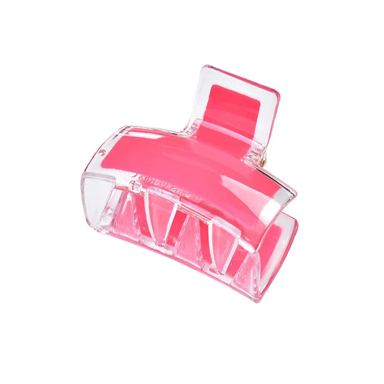 Hot Selling Hairpin Transparent Color Acetic Acid Hair Grab Adult Claw Clip Horsetail Clip Bath Tray Hair Grab Clip (1600398125149)