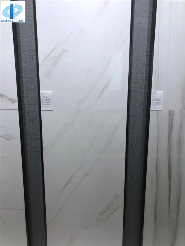 Полированная фарфоровая плитка Foshan, серая глазурованная керамическая плитка для гостиной, ванной, размер 60x120 см