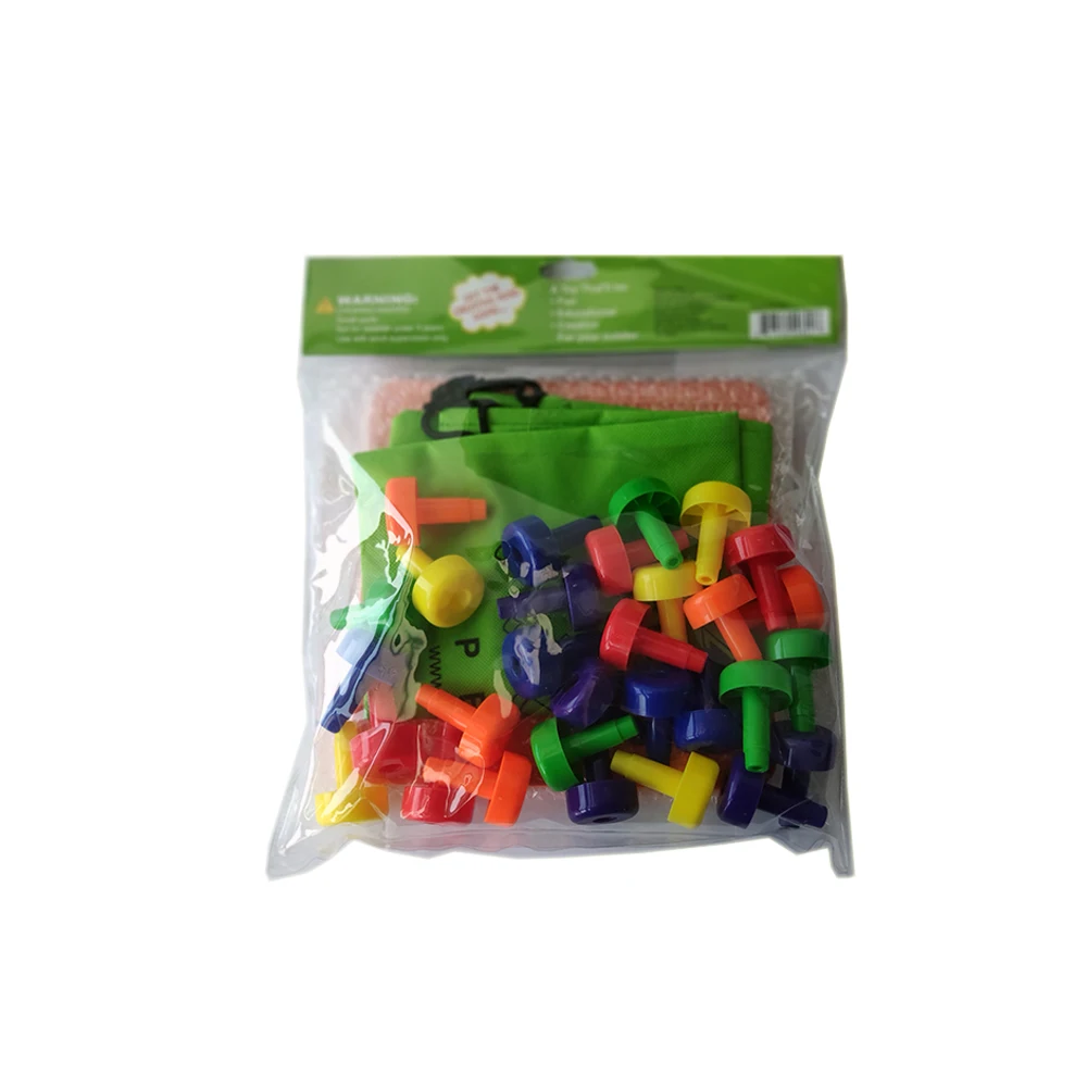 Kids Manual Sorting Toy Mushroom Stacked Toys Creative Education Color Stacking Baby Toys