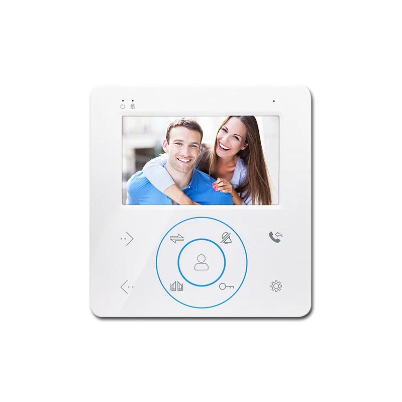 Cheap 4 wire villa video door phone audio doorbell commax compatible