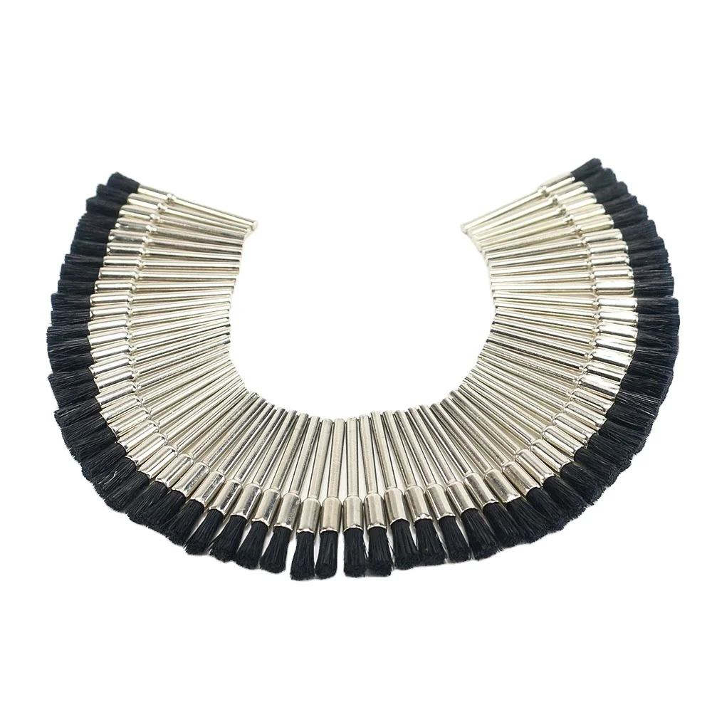 
 Хвостовик 3,0 мм, набор аксессуаров для мини-вращающегося инструмента Dremel, вращающийся инструмент, черная нейлоновая щетка  