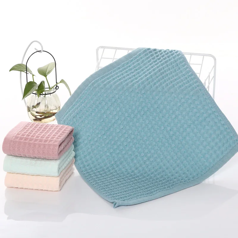 Cotton Waffle Weave Towel Custom Deep Cleaning Cloths Golf Towel