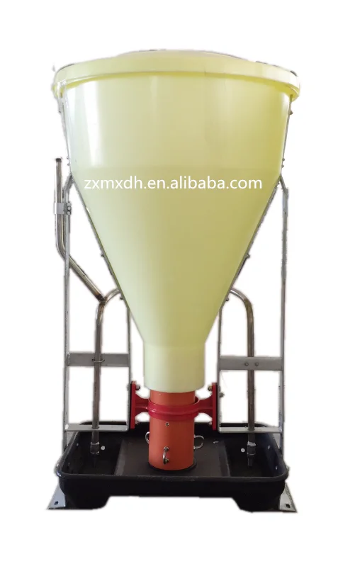 Hot sale 100KG dry and wet stainless steel/cast iron chassis pig feeding equipment automatic feeders for the pig farm