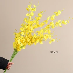 wholesale yellow artificial plants decoration flower vase dried flower bouquet home decor artificial flowers