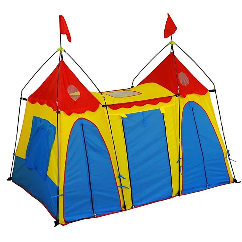 Indoor Outdoor Games Curtain Child Playhouse Princess & Prince Kids Castle Toy Tent