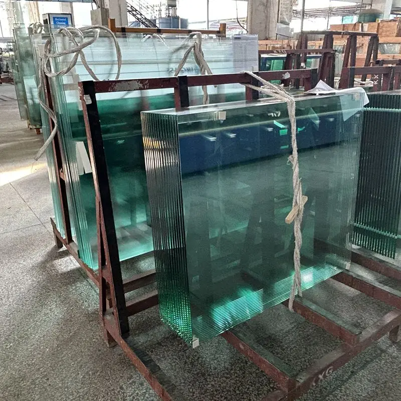 Glass from china 12 mm tempered glass balcony railing Applied bathroom partition canada