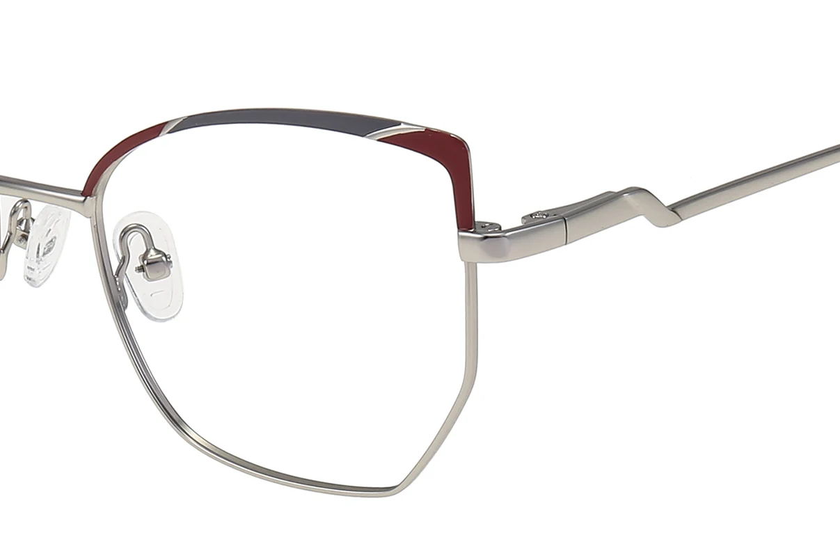 Hot Selling eyewear optical stainless steel eyeglasses metal frame for myopia lens
