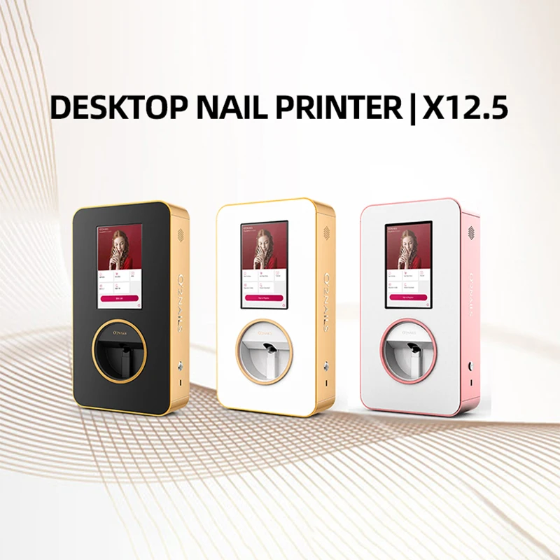 Precision Mobile Nail Art Printer  Intelligent Integration Easy to Use Application Compatibility Perfect for Creative Manicures