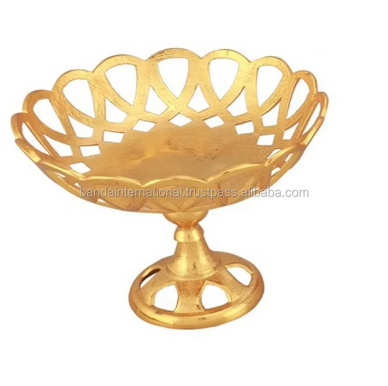 Good Quality Aluminium Fruit Bowl Hot Selling Home Dinnerware Fruit Bowl Metal Decorative Bowl