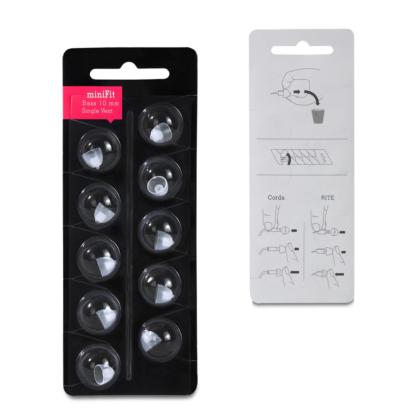 8mm mini dome for earpiece hearing aids 10 enclosed ventilated ear tip domes