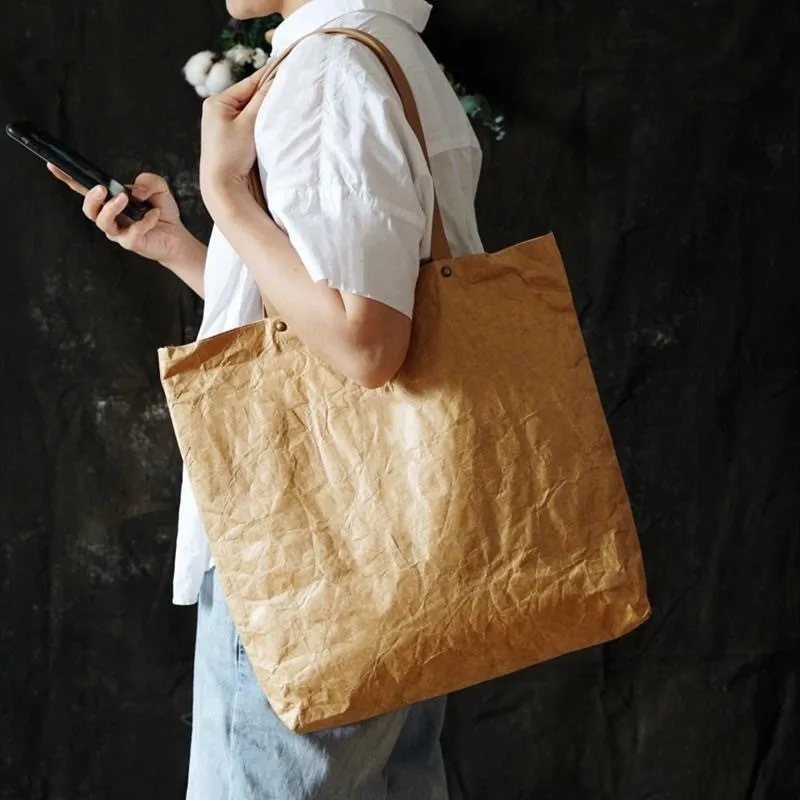 Custom Logo  DuPont paper tyvek pouch bag tyvek shopping recycle eco-friendly bag