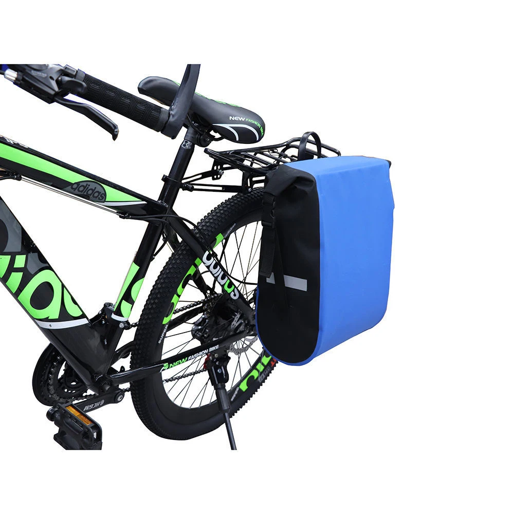 500D PVC Tarpaulin Sport Travelling Camping Pannier Saddle Waterproof Bicycle Bike Bag