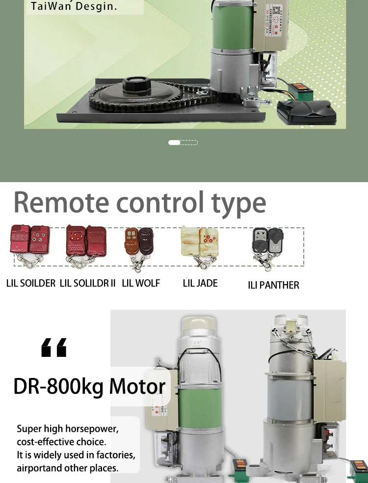 rolling door central motor