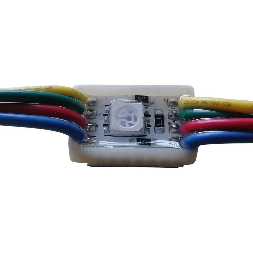 3 years warranty 12v 0.24W epistar 1 LEDS smd mini 5050 rgb1 led module