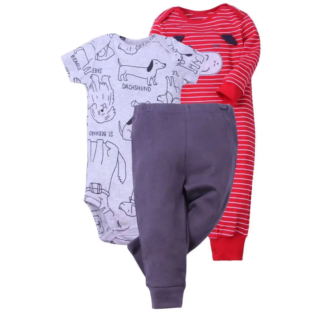 Good Price Nice Winter Baby Girl Clothes Suit Romper 100% Organic Cotton Fashion Baby Designers Clothes