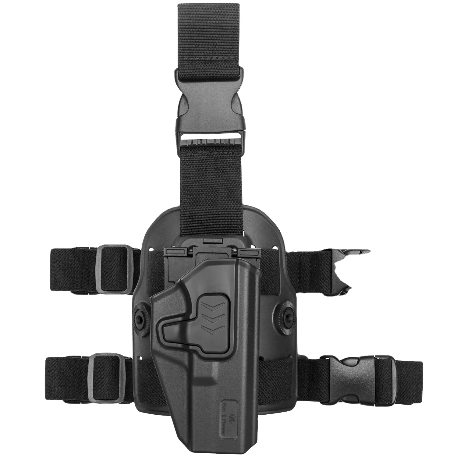 Gunflower Tactical Thigh Mount Rig Platform Polymer Drop Leg Platform with Elastic Strap for polymer holster nylon holster