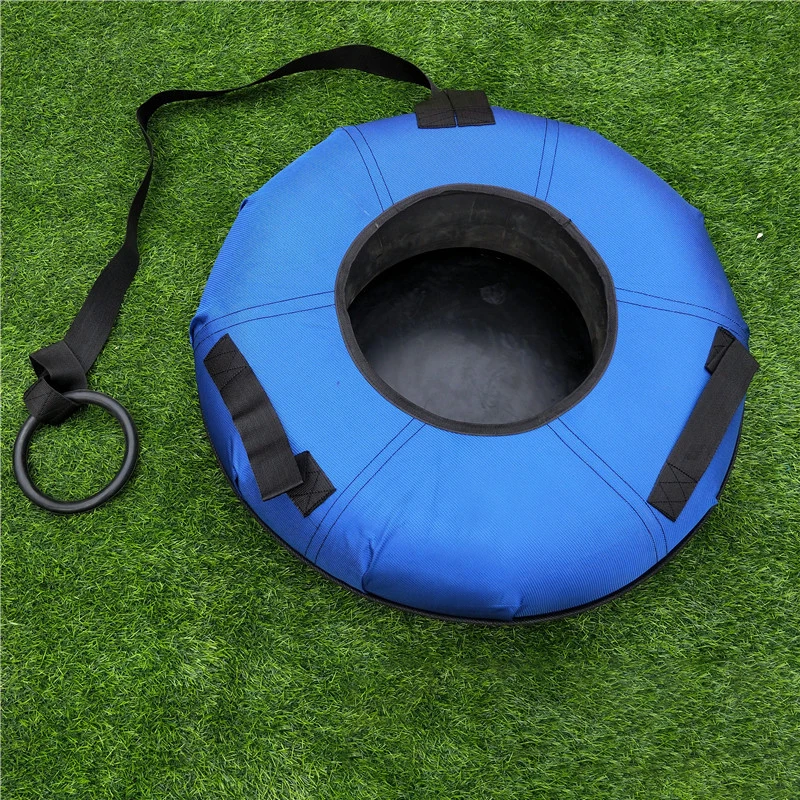 2022 Heavy Duty Inflatable Snow Tube Hard Bottom Sledge Sled with Rubber and Oxford Fabric for Kid and Adult Winter Sport