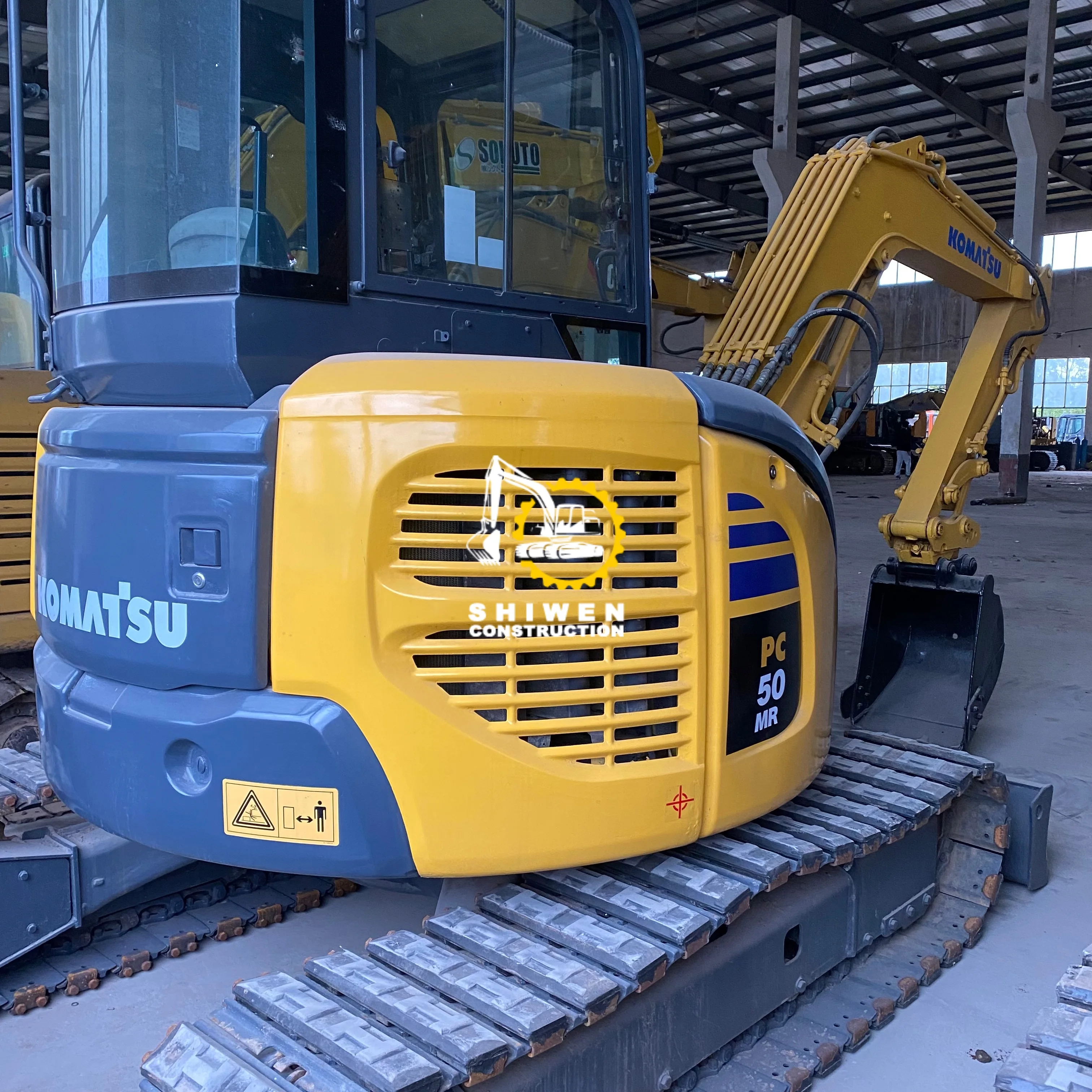 Used excavator Komatsu PC50, Komatsu PC50MR PC50MR-3 PC55 PC40 PC35 excavator with dozer rubber track, mini escavadora Komatsu