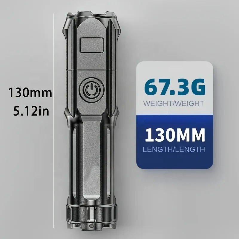 Zoomable flashlights torches Strong Light Hand Head Torch linternas led alta potencia frontal de mano de luz fuerte Flashlight