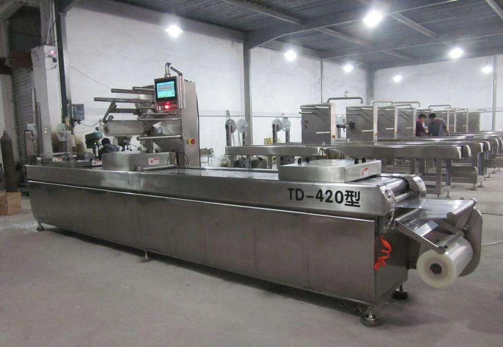 Stainless Steel Food  Automatic Vacuum Continuous Packing Machine Vacuum Packing Machine