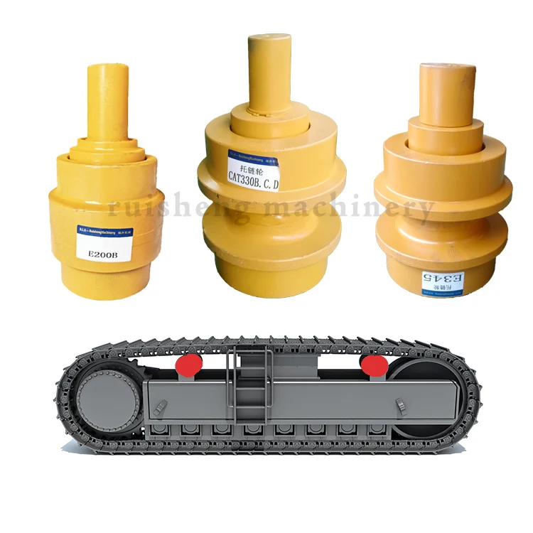 Construction machinery parts E345 E450 E350 excavator carrier roller upper roller top roller for CAT excavator