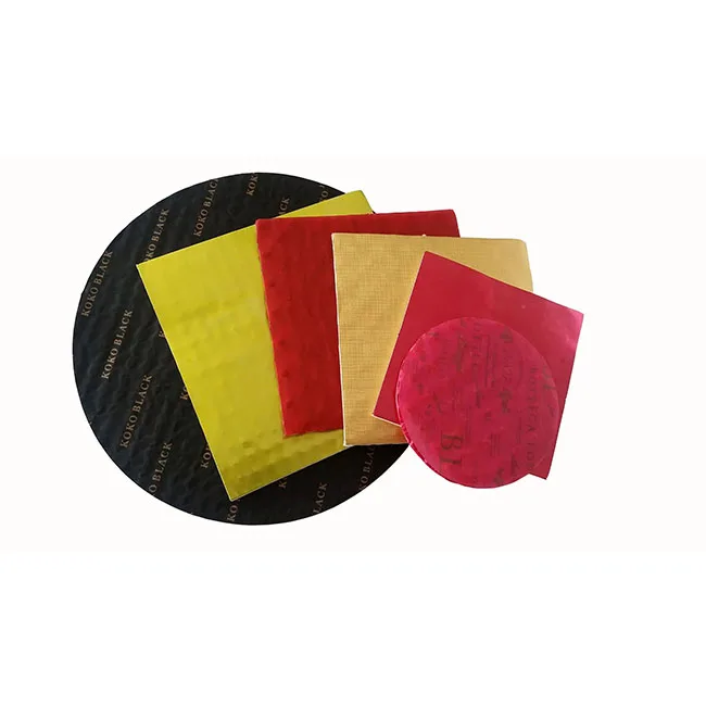 
3ply 5ply 7ply 9ply customized chocolate paper cushion pad food grade wrapping paper packaging for hamburger cake cookie candy 