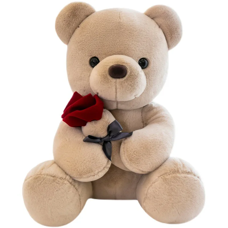 High Quality Best Gifts Cute Comfortable Rose Bear Stuffed Animal Plush Toys with Favorable Price