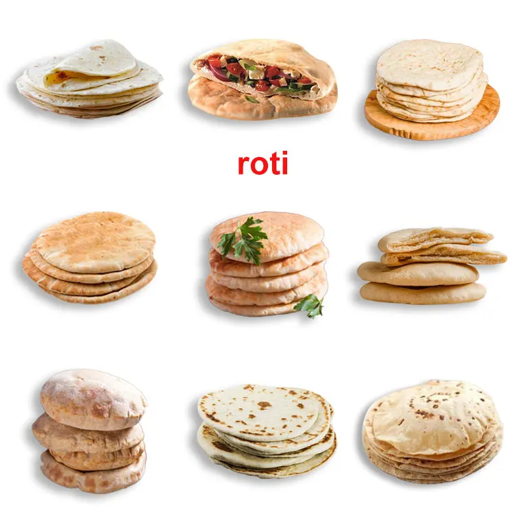 low price automatic roti maker pita bread making machine