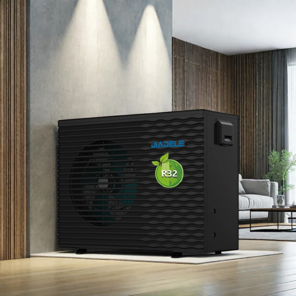 JIADELE 10 кВт 16 20 wifi все в одном тепловой насос R32 DC инвертор для отопления дома горячая вода воздух воду