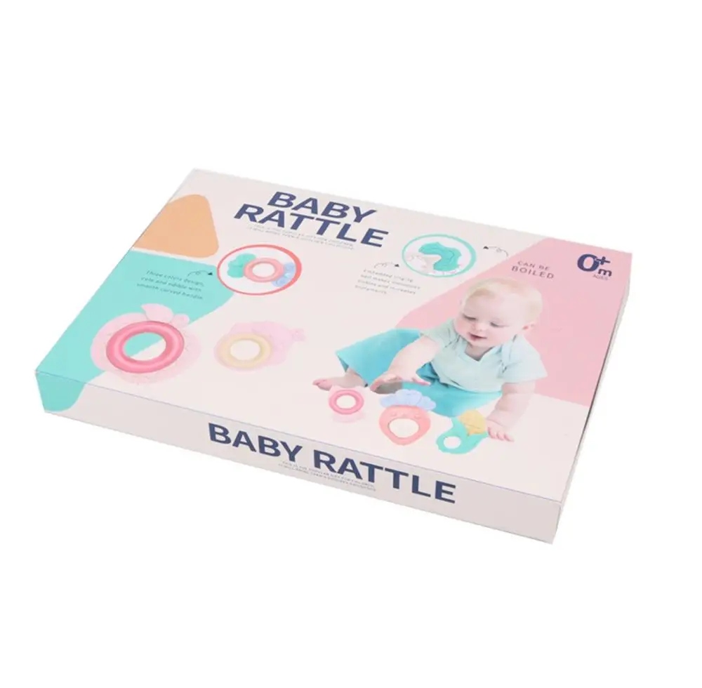 
baby hand bell colorful gift box 