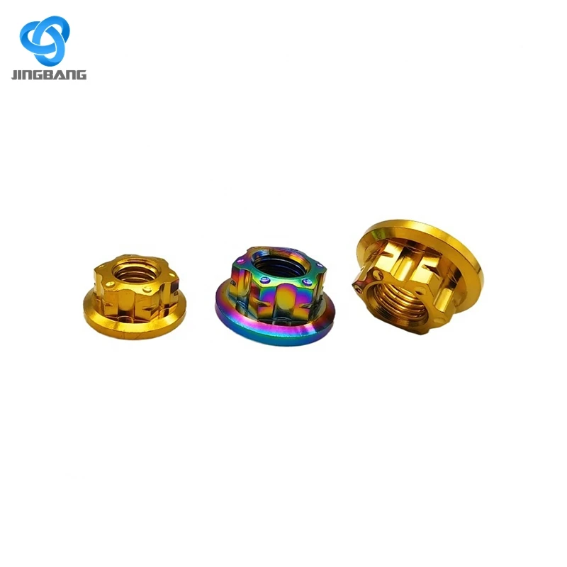 Rotor mtb  m6 ktm cross -border trade titanium bolt motorcycle modific lug bolts and nuts titanium catdogbear titanium  bolt