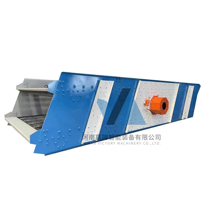 High Efficiency New Linear Vibrating Screen Machine Ore Separator for Construction Industries